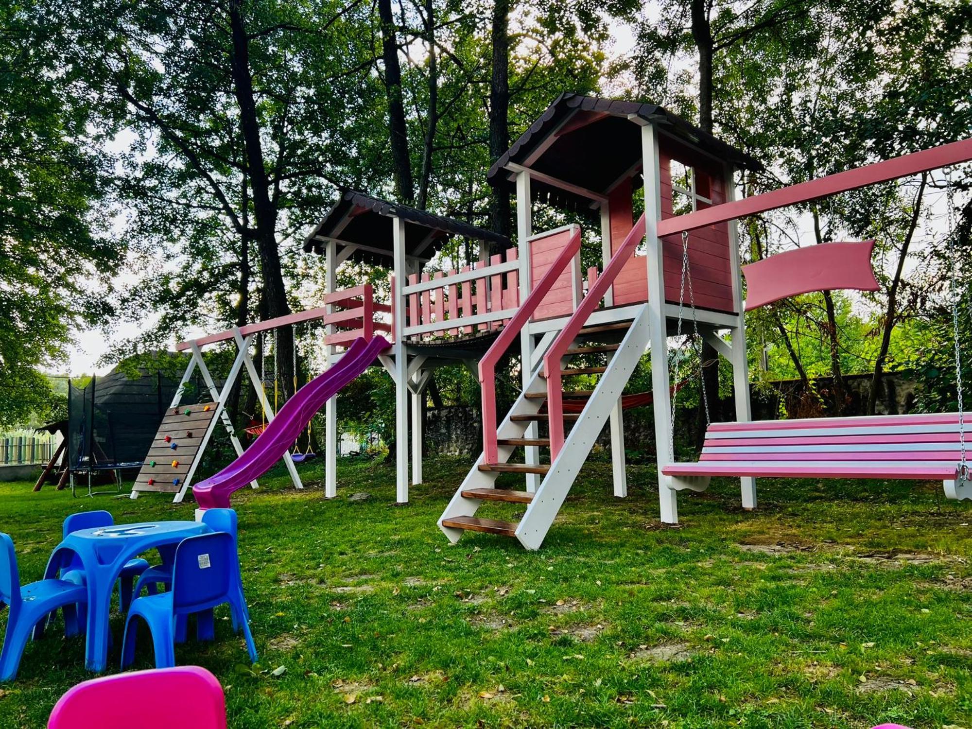 Pensiunea Pink House Runcu 호텔 룬쿠 외부 사진